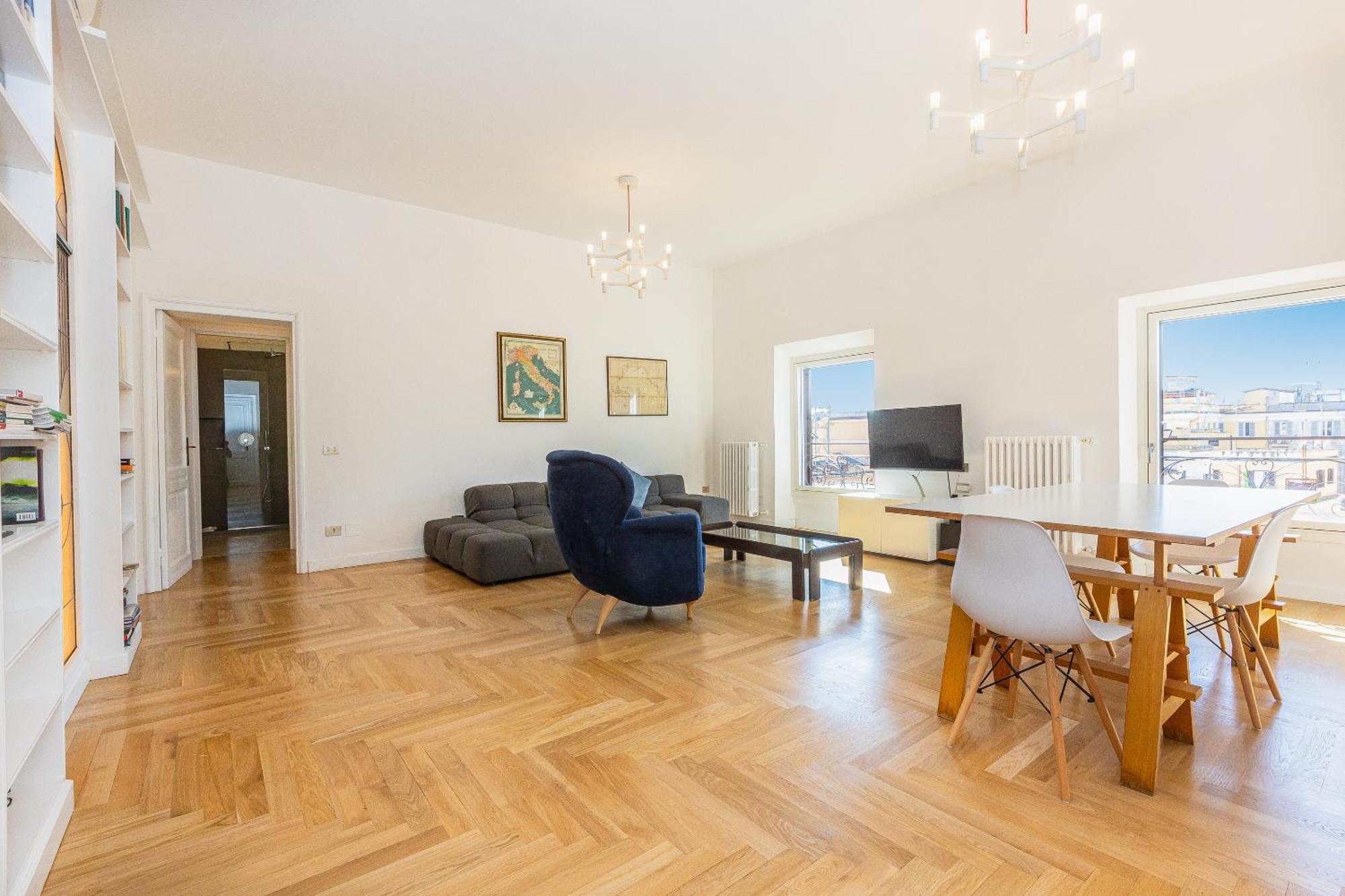 Giulio Cesare Penthouse Rental In ローマ エクステリア 写真